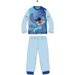 Disney - Lilo & Stitch Pyjama - Lichtblauw - 100% Katoen. Maat 110 cm / 5 jaar.