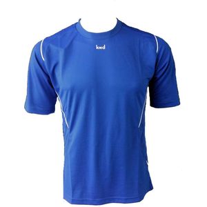 KWD Sportshirt Mundo - Voetbalshirt - Volwassenen - Maat XXL - Blauw/Wit