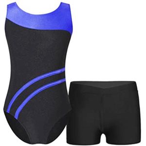 Gymnastiek Turnpakje voor Meisjes - Korte Broek Set voor Sport en Dans