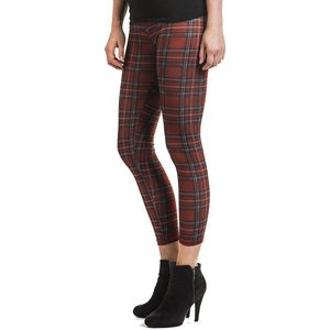 Forplay Tartan legging Dames Leggings - rood - S