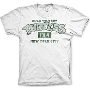 Teenage Mutant Ninja Turtles Turtles NY 1984 T-Shirt NIC-1-TMNT002-H46-4 White-3XL