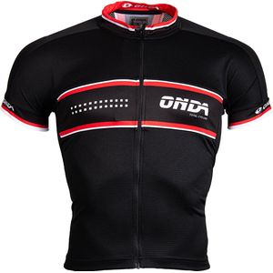 ONDA Fietsshirt korte mouw dames Zwart Rood Wit - Pro - XS