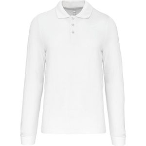 Kariban Polo lange mouwen K243 - White - L