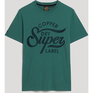 Copper Label Script Tee Drius Green Slub (M1011905A - 2AN)