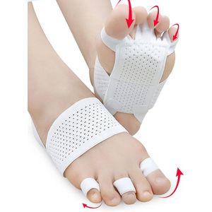 Hallux Valgus Corrector, Ademende Teenseparator Stijltang Verstelbare Hallux Valgus Bunion Corrector Voetverzorging Orthopedische Bunion Spalk