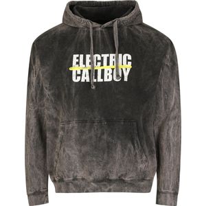 Electric Callboy Spray Smile Heren Trui met capuchon - grijs - M