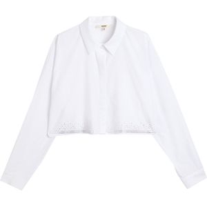 Koton - Blouse - Wit - Klassieke Blouse - Lange Mouw