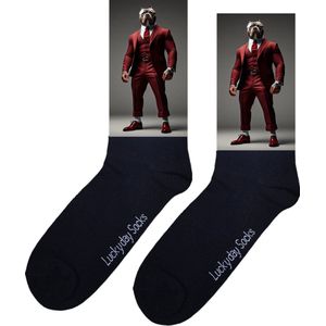 Pitbull pak sokken - verjaardag cadeau - Hond - Moederdag - Vaderdag - opkikkertje - kerst cadeau sokken - valentijnsdag - Sokken waar je vrolijk van wordt - leuke sokken voor heren en dames - leuk cadeau - maat 37-44