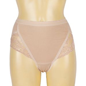 Dames tailleslip 806 van J&C met kanten inzet Huid - maat XL