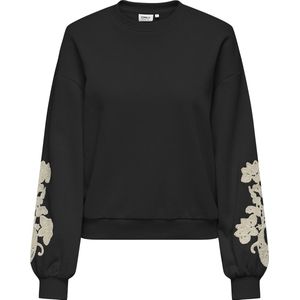 ONLY - ONLBROOKLYN - Sweatshirt - Taupe / Zwart