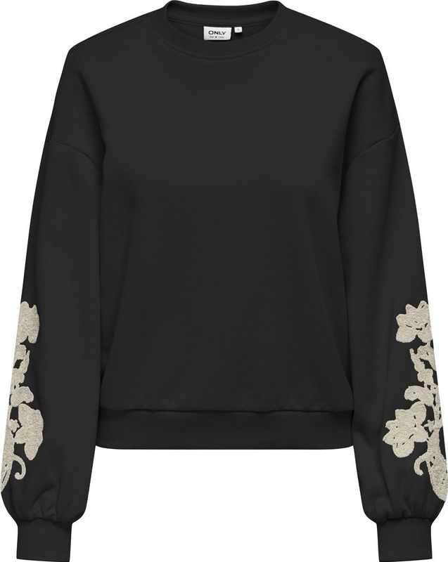 ONLY - ONLBROOKLYN - Sweatshirt - Taupe / Zwart