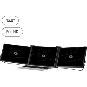 Screenmate® Expand 15,6’’ - Portable Monitor - Inclusief Beschermhoes - Draagbaar Beeldscherm - Draagbare monitor - HDR - Full HD - Zwart
