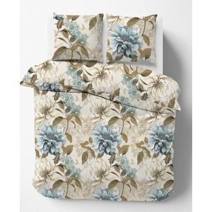 iSleep Dekbedovertrek Fiene - Litsjumeaux - 240x200/220 cm - Creme