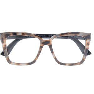 Noci Eyewear RCW032 leesbril Vita - Groot montuur - Milky tortoise