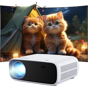 Azomor® Draadloze 4K Beamer met Hoge Helderheid en Bluetooth Connectiviteit