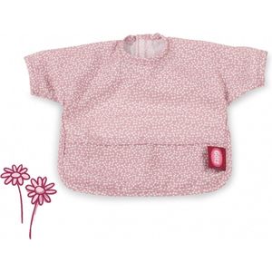 Götz poppenkleding roze slab met bloemenmotief voor babypop van 30-33cm