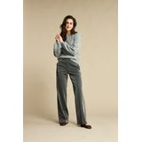 Red Button - Claudette Lurex Wide Leg Broeken - Grijs - Polyester