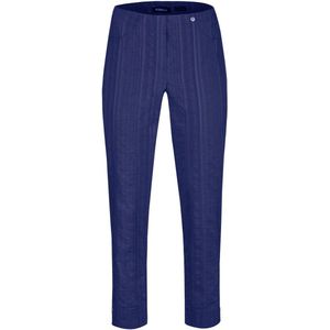 Robell - Bella 09 - 7/8 Structuur Streep - Royal Bleu - EU48