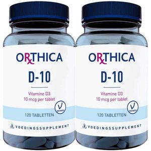 Orthica - D-10 - Vitamine D - 120 Tabletten