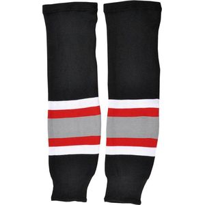 IJshockey sokken Bambini Buffalo Sabers zwart/wit/rood/grijs gebreid