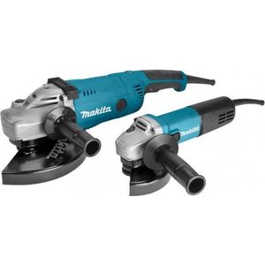 Makita DK0052G Haakse slijper combiset (GA9020R / 9558NB) in koffer - 2200W / 840W - 230 x 125mm