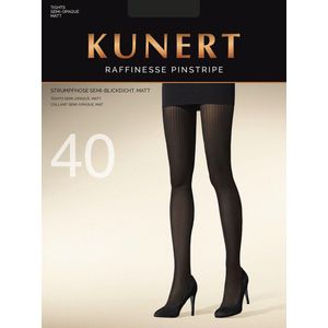 Kunert Raffinesse pinstripe 40 denier panty Maat 36-38 Kleur Marine