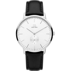 Danish Design IQ12Q1250 horloge heren - zwart - edelstaal