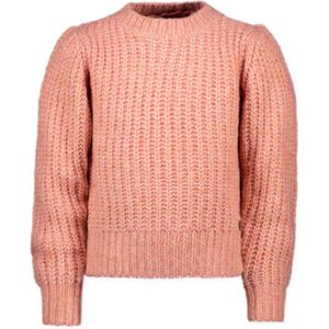 Like FLO Door Knitted Sweater Truien & Vesten Meisjes - Sweater - Hoodie - Vest- Oranje