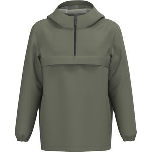 Native Spirit Ecologische waterdichte uniseks windbreaker met kwartrits NS616 - Organic khaki - L