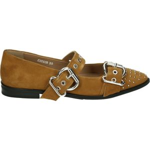 Copenhagen Shoes - FUTURE VIBES SUEDE CS8538 - Ballerinaschoenen - Cognac