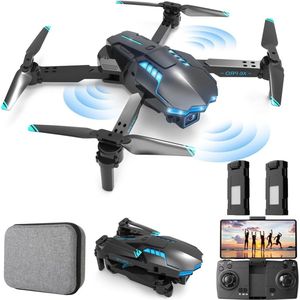 Opvouwbare Drone met Camera HD 1080p voor Beginners - RC Quadcopter voor Kinderen en Volwassenen - Speelgoed voor Jongens en Meisjes - Kerstcadeaus