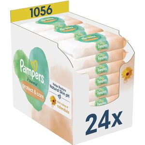 Pampers Harmonie Protect & Care Billendoekjes - 24 Verpakkingen = 1056 Babydoekjes