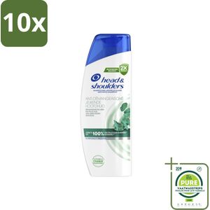 10 x Head & Shoulders - 2in1 Anti-Roos Shampoo & Conditioner - Jeukende Hoofdhuid - 270ml - Grootverpakking - Roos Shampoo - Anti-roos Shampoo - Jeukende Hoofdhuid - Hoofdhuidverzorging - Haarverzorging