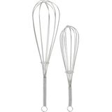 Excelent Houseware Garde set - 2-delig - zilver - rvs - 19 en 24 cm - Keukengerei/bakgerei