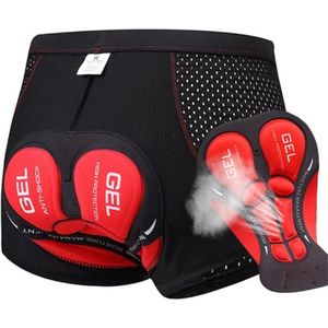 Jumada - Fietsonderbroek - Zwart rood - Zeem