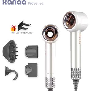 XANAA® - Luxe Föhn met Diffuser Wit - 4 in 1 haardroger - Ultra Stil en superkrachtig 110.000RPM