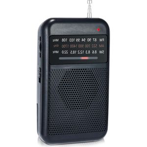 Happyment Noodradio - Draagbare Transistor Radio - Batterijen - AM/FM/SW