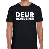 Deur donderen t-shirt - zwart Achterhoek festival shirt voor heren S