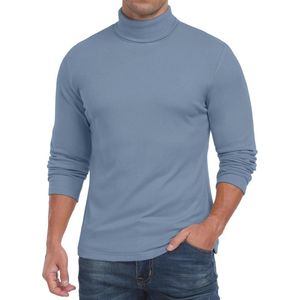Thermisch Onderhemd voor Heren - Lange Mouwen, Rolkraag, Ideaal voor Winter en Thermisch Ondergoed