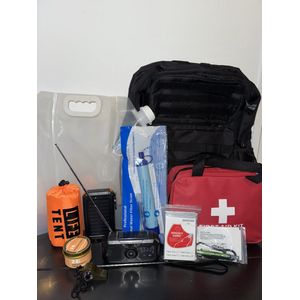 Noodpakket AltijdVoorbereid - Noodpaketten - Oorlog - Survivalset - Overlevingspakket - Bevat alles op advies van overheid
