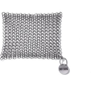 Skottsberg Scrubmatje Accessorie 14 x 14 cm Roestvrijstaal