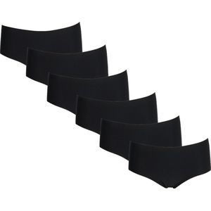 6-pack Naadloze dames Hipster J&C 1702 Zwart - maat XS
