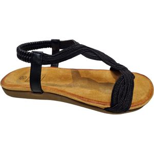 Bridge 20157086 Black Dames Sandalen - Zwart - 37