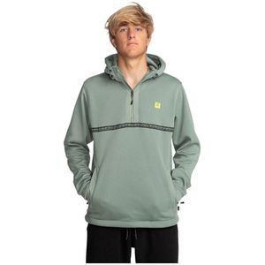 Billabong - Pathfinder - Hoodie - Geen Kleur - Gerecycled Polyester, Waterdicht, Halve Rits