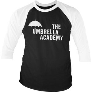 The Umbrella Academy Raglan top -XL- The Umbrella Academy Zwart/Wit