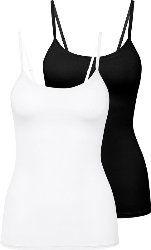 CALIDA Onderhemd Natural Comfort Spaghetti-Top Set van 2