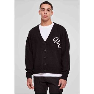 Urban Classics - Initials Cardigan - 4XL - Zwart