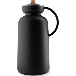 Eva Solo Thermoskan Silhouette Zwart Black 1L Kunststof RVS Eik