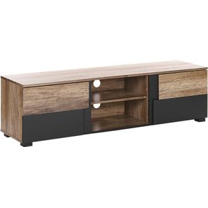 TV-meubel STERLING Bruin/zwart