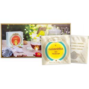 Hari Tea - Biologische kruidenthee met gember, citroen, kurkuma - Mindscape - Grootverpakking - 25 theezakjes